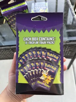 Lot 3 2025 Pokemon Trick or Trade Booster Box 15 Packs Factory Sealed Pokemon - Image 3