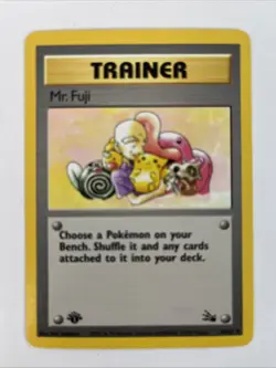 Pokemon MR. FUJI FOSSIL 1ST EDITION 58/62 Regular Vintage 1999 Uncommon ￼ - Image 1