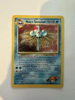 Pokemon Card TCG Misty's Tentacruel Gym Heroes 10/132 Holo Rare Vintage Wotc - Image 3