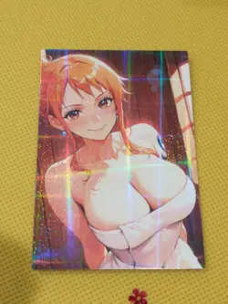 ONE PIECE Nami Anime Goddess Custom Waifu Custom Beauty Holo Card - Image 1