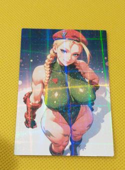 Cammy White Street Fighter Goddess Anime ACG Waifu Beauty Custom Holo Card - Image 1