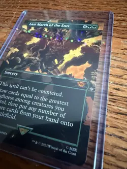 MTG Last March of the Ents (Borderless) NM Foil Lord Of The Rings English Magic - Image 2