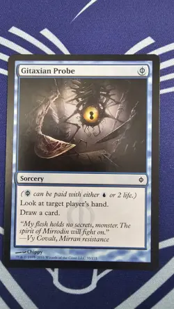 1 X Gitaxian Probe New Phyrexia Regular # 35 - Image 1