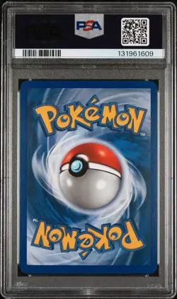 2006 POKEMON EX DRAGON FRONTIERS #4 MEGANIUM-REVERSE FOIL PSA 7 - Image 2