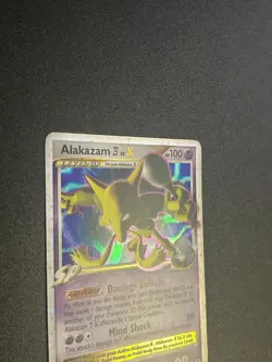 Pokemon TCG Alakazam LV.X 103/111 - LP - Rising Rivals - Image 2