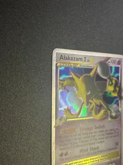 Pokemon TCG Alakazam LV.X 103/111 - LP - Rising Rivals - Image 3