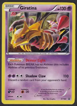 Pokemon Giratina XY184 Cosmos Holo Black Star Promo - Image 1