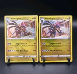Pokemon Hydreigon Evolving Skies 115/203 Reverse & Holo Rare Bundle Set - Image 1