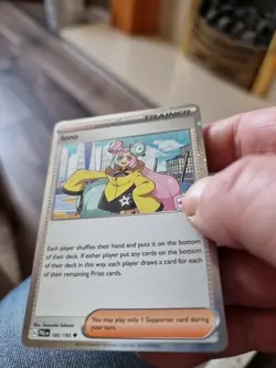 Pokemon Paldea Evolved Lono Cosmic Holo Uncommon 185/193 From Lono Box - Image 2