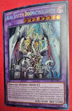 1x Yu-Gi-Oh! Alba System Dogmatikalamity - BLMM-EN011 - Secret Rare - 1st Ed -NM - Image 1