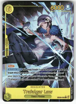 Trafalgar Law (Alternate Art) EB03-062 Foil Extra Booster - One Piece - Image 1