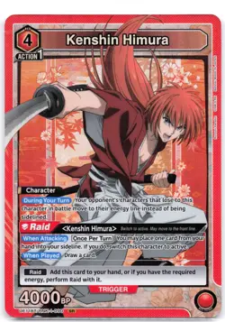 Kenshin Himura UE11BT/RNK-1-090 Foil Union Arena: Rurouni Kenshin - Image 1