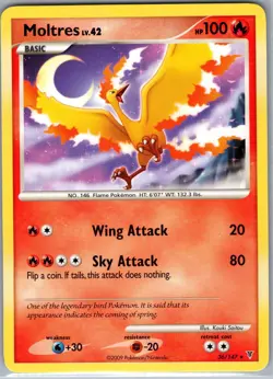 Moltres 36/147 Non Holo Supreme Victors - Pokemon Card - NM - Image 1