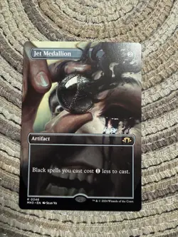 JET MEDALLION [Borderless] - Rare - MH3 Modern Horizons 3 MTG #0346 Free Ship - Image 1