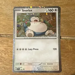 Snorlax SVP 122 Cosmos Holo Twilight Masquerade Promo 💎 DOUBLE SWIRL 🌀 Holo - Image 1