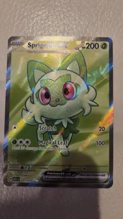 Pokemon TCG Sprigatito EX 251/217 Full Art Ultra Rare Holo Ascended Heroes NM - Image 1
