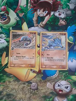 Horsea 31/101 & SEADRA 37/101 EX Dragon Frontiers LP/EX Pokemon Card - Image 1