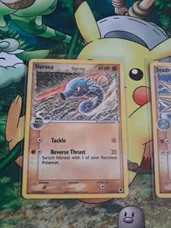 Horsea 31/101 & SEADRA 37/101 EX Dragon Frontiers LP/EX Pokemon Card - Image 2
