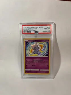Pokemon TCG Shining Mew Holo Rare Card 40/73, Shining Legends, PSA 10 - Image 1