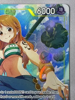 One Piece Card Game Nami SR Alt Art EB03-053 English NM Heroines Edition - Image 3