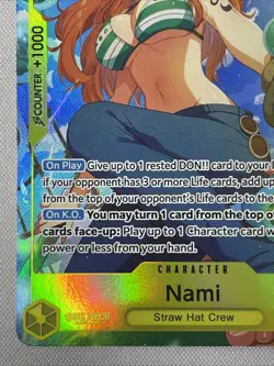 One Piece Card Game Nami SR Alt Art EB03-053 English NM Heroines Edition - Image 5