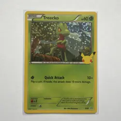 Pokemon TCG Treecko Holo Card 3/25 McDonald's Promo - Image 1
