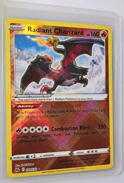 Radiant Charizard 020/159 Crown Zenith Holo Rare Pokemon Card Near Mint - Image 1