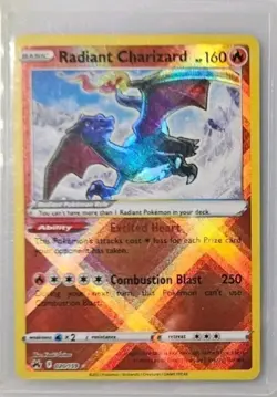 Radiant Charizard 020/159 Crown Zenith Holo Rare Pokemon Card Near Mint - Image 2