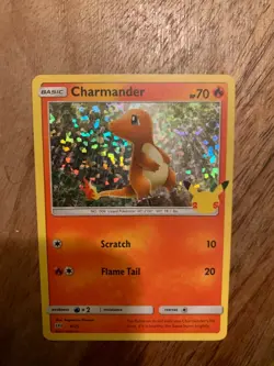 Pokemon Charmander 9/25 McDonald's 25th Anniversary Promo Holo Card NM - Image 1