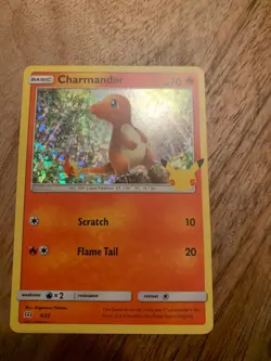 Pokemon Charmander 9/25 McDonald's 25th Anniversary Promo Holo Card NM - Image 2