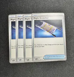 4x Night Stretcher Playset - 061/064 - Shrouded Fable - Pokemon TCG Cards - Image 1