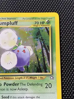 Pokemon TCG Jumpluff Neo Genesis Holo Card 7/111 Unlimited Rare, LP Condition - Image 3