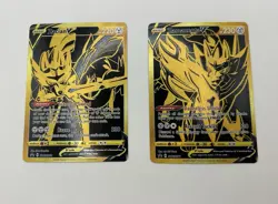 Zamazenta V & Zacian V Promo Cards SWSH077 SWSH076 NM - Image 1