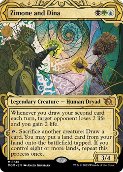 Zimone and Dina (Showcase Planar Booster Fun) [March of the Machine] - Image 1