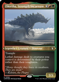 Zilortha, Strength Incarnate (Foil Etched) [Commander Masters] - Image 1
