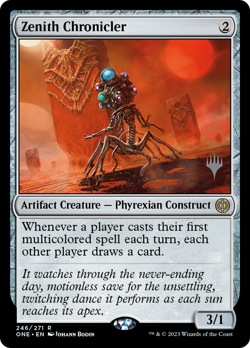 Zenith Chronicler (Promo Pack) [Phyrexia: All Will Be One Promos] - Image 1