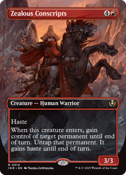 Zealous Conscripts (Borderless) [Innistrad Remastered] - Image 1