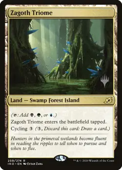 Zagoth Triome (Promo Pack) [Ikoria: Lair of Behemoths Promos] - Image 1