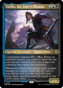 Yuriko, the Tiger's Shadow (Foil Etched) [Commander Masters] - Image 1