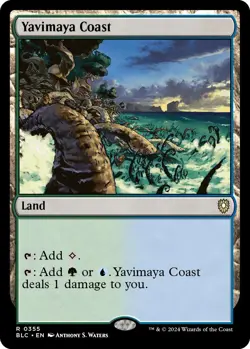 Yavimaya Coast [Bloomburrow Commander] - Image 1