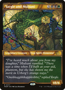 Yargle and Multani (Showcase Planar Booster Fun) [March of the Machine] - Image 1