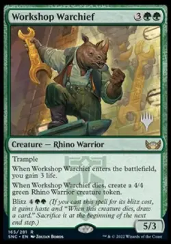 Workshop Warchief (Promo Pack) [Streets of New Capenna Promos] - Image 1