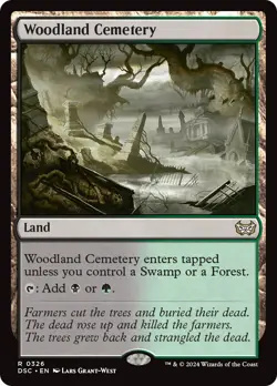 Woodland Cemetery [Duskmourn: House of Horror Commander] - Image 1