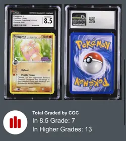 Pokemon EX Holon Phantoms 65/110 Exeggcute Reverse Holo Stamped CGC 8.5 NM/MINT+ - Image 1