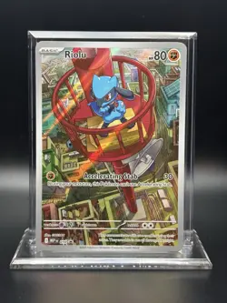 2025 Pokemon Mega Evolutions - Riolu Black Star Promo No. 10 - Image 1