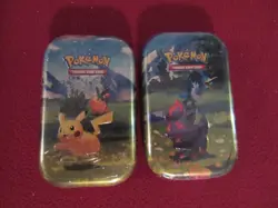 (2) Pokemon TCG Ascended Heroes Mini Tin Pikachu New Sealed In Hand - Image 1