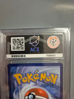 Team Rockets Moltres EX Full Art Secret Rare Destined Rivals Pokemon Ace 10 Slab - Image 4
