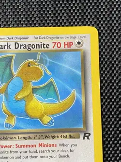 Pokemon TCG Dark Dragonite 22/82 Team Rocket Non Holo Unlimited - HP - Image 3