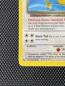 Pokemon TCG Dark Dragonite 22/82 Team Rocket Non Holo Unlimited - HP - Image 5