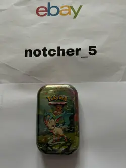 Pokemon TCG: Scarlet & Violet Prismatic Evolutions Mini Tin Leafeon - SEALED ✅🚚 - Image 1